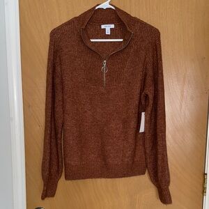 Nine West Quarter-Zip Sweater